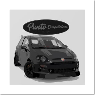 Punto Competizione Nero Posters and Art